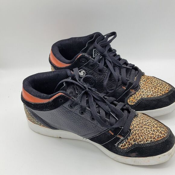 DVS HUF 5 Mid O.I. “Original Intent” Skate sneakers men's Size 12 orange black - Picture 3 of 9